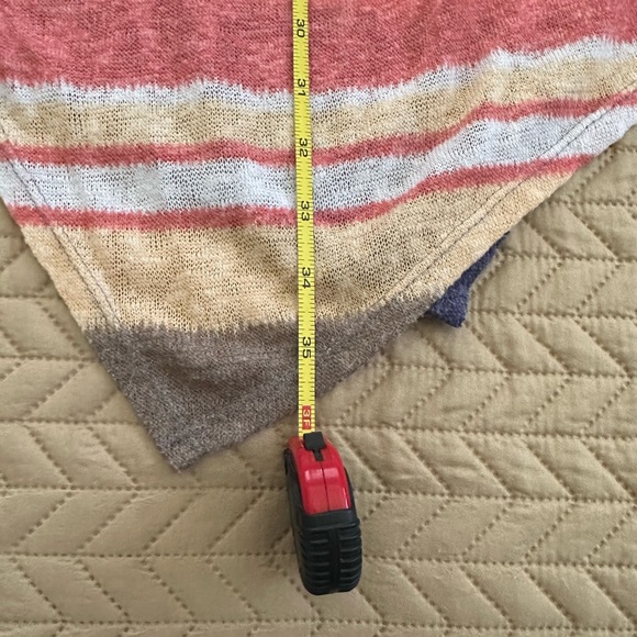 Gorgeous! EUC striped asymmetrical sweater from White Birch, size medium - Picture 6 of 8